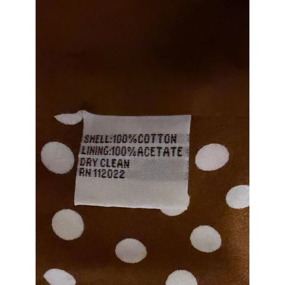 Vintage Talbots Bolero 8 Jacket Cropped Polka Dot Old Hollywood Rockabilly - Picture 7 of 7